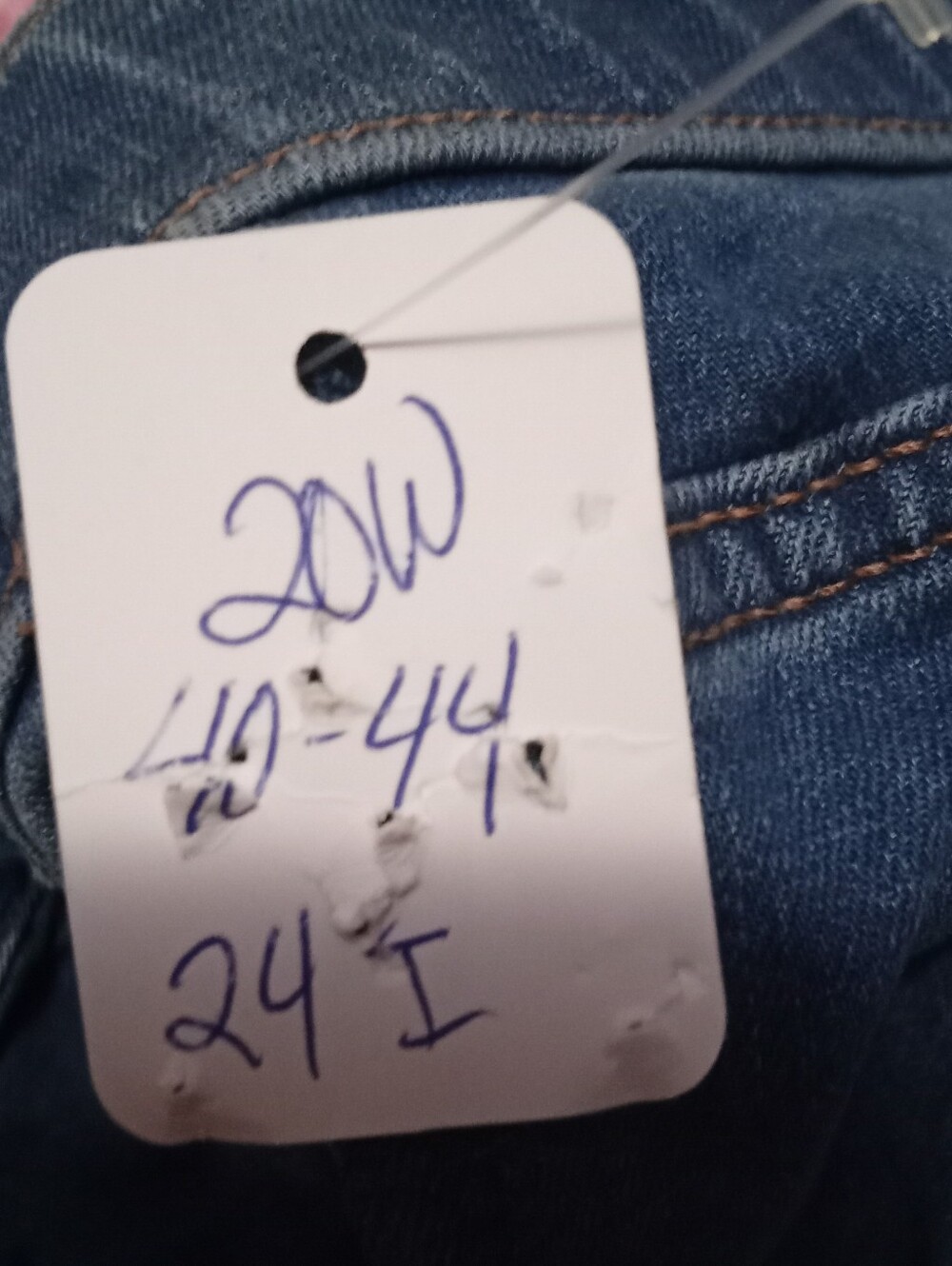 J. Jill Denim Jeans in Dark Blue Cropped - Picture 6 of 7